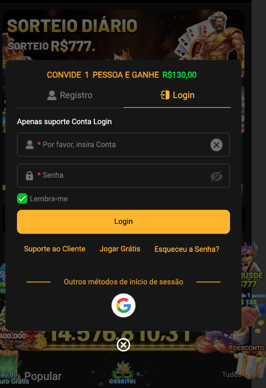 Aplicativo móvel 670BETS